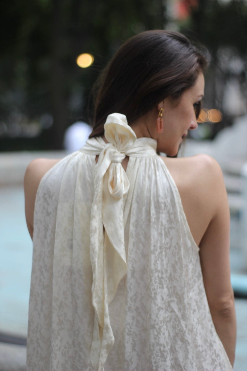 VESTIDO CORTO MURIEL BLANCO -35%