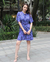 VESTIDO CORTO ALIZA MORADO