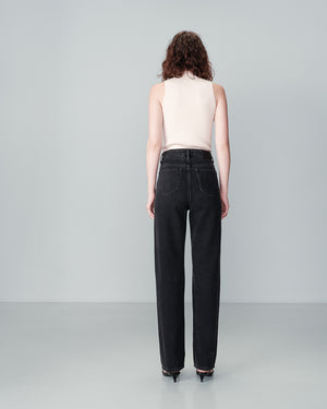 JEANS 82 RECTOS NEGROS (XS o S)