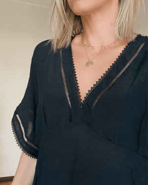 BLUSA LUCY NEGRA -15% ( G)