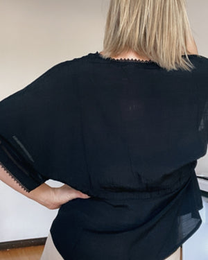 BLUSA LUCY NEGRA -15% ( G)