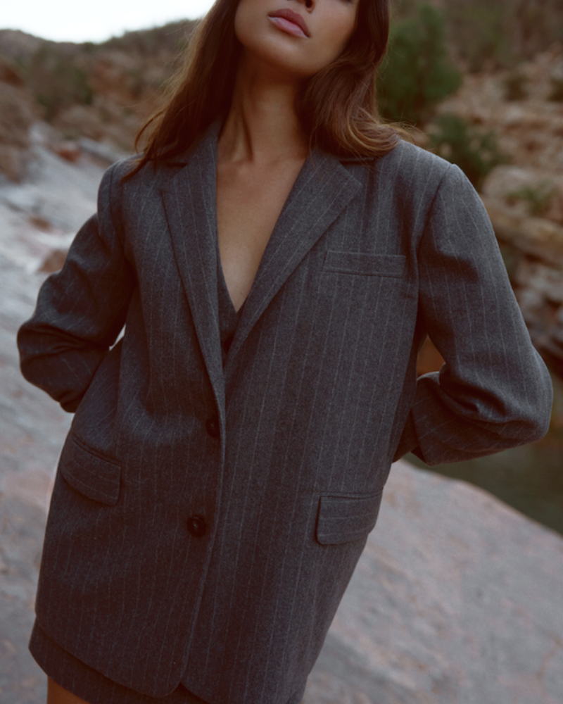 BLAZER NIKITA GRIS (T. M) -20%