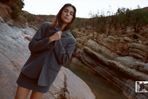 BLAZER NIKITA GRIS (CH o M) -15%