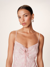 VESTIDO MIDI RETINA ROSA
