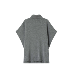 PONCHO DE PUNTO SAISON GRIS
