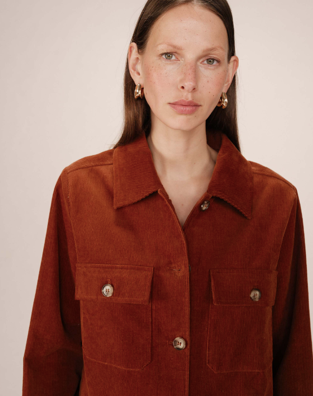 SOBRECAMISA DE PANA SPECIAL LADRILO