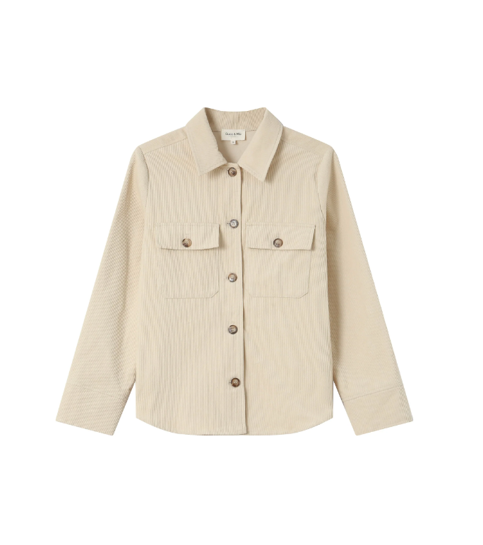 SOBRECAMISA DE PANA SPECIAL CRUDO