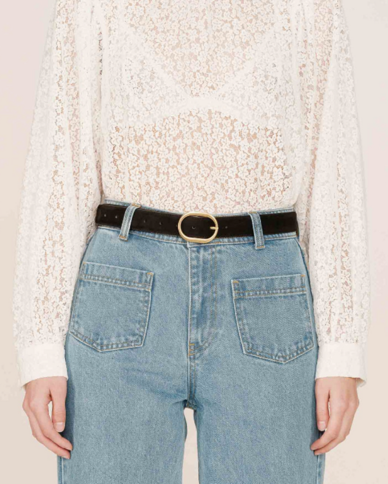 CINTURON STALLONE NEGRO