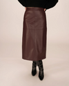 FALDA TUBO SIMIPIEL VINO SIRENA