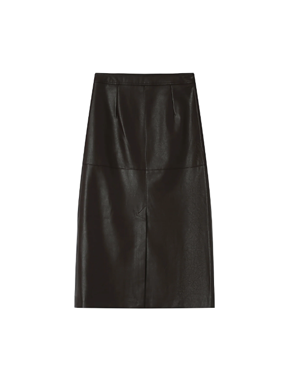 FALDA TUBO SIMIPIEL CHOCOLATE SIRENA