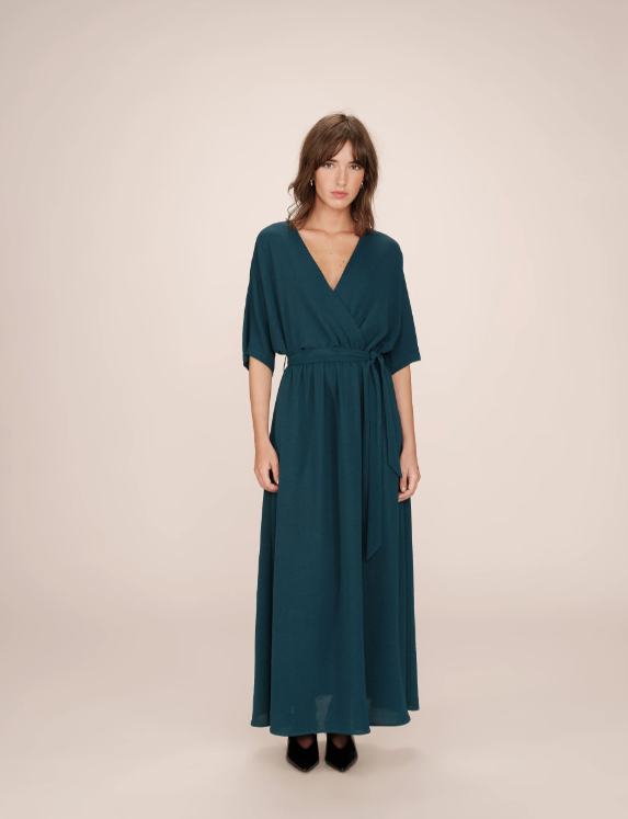 VESTIDO LARGO MAUD ESMERALDA