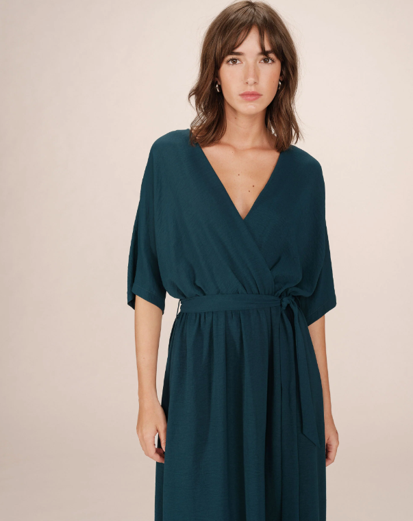 VESTIDO LARGO MAUD ESMERALDA