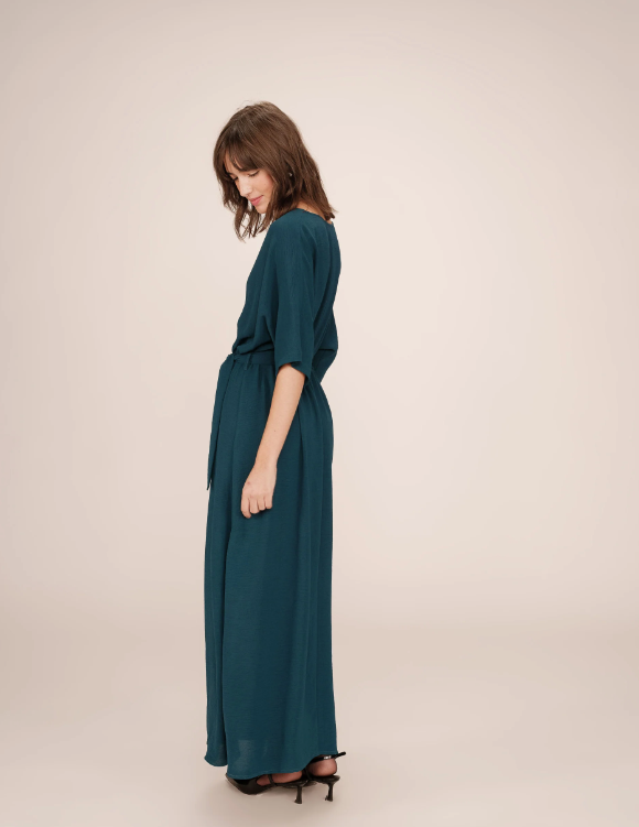 VESTIDO LARGO MAUD ESMERALDA