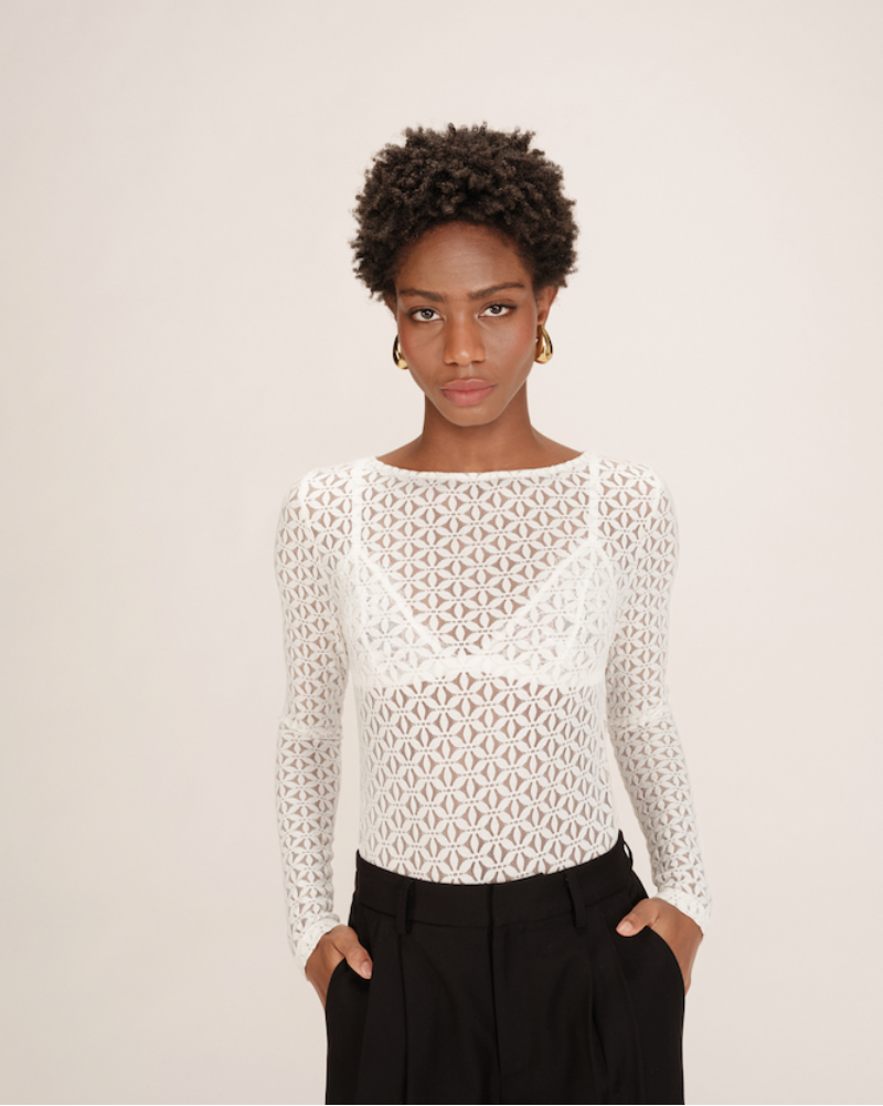 BODY  ENCAJE BLANCO TANGUY