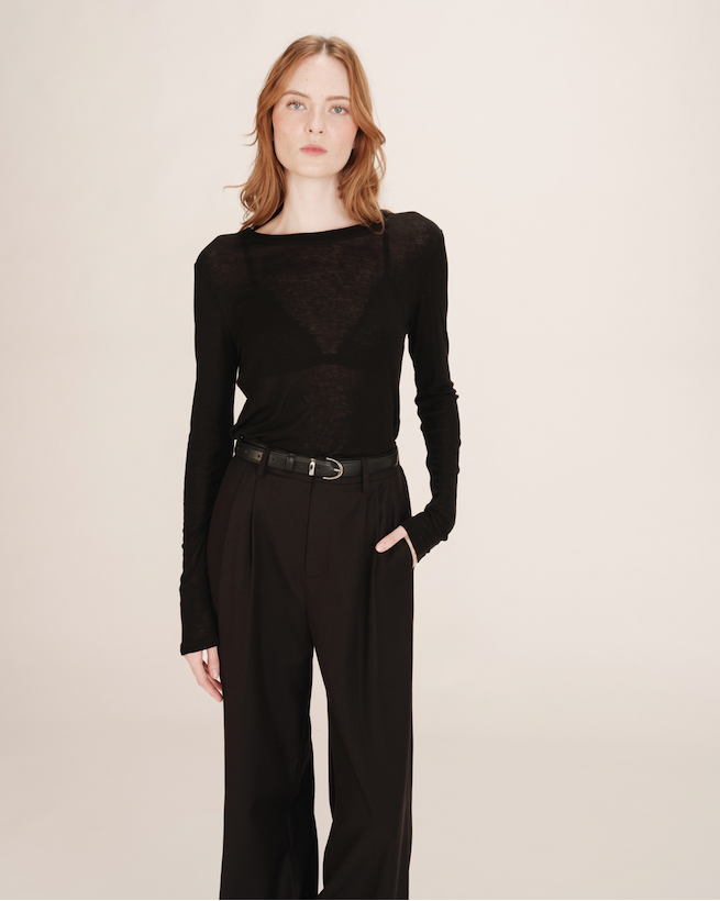 PANTALÒN SASTRE TATUM NEGRO