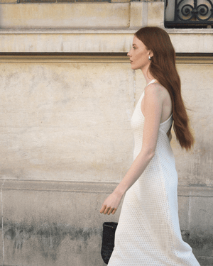 VESTIDO LARGO DE CROCHET REVEUSE CRUDO -20%