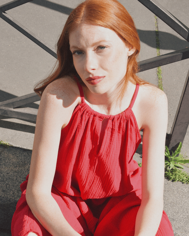 VESTIDO RUBIS CEREZA