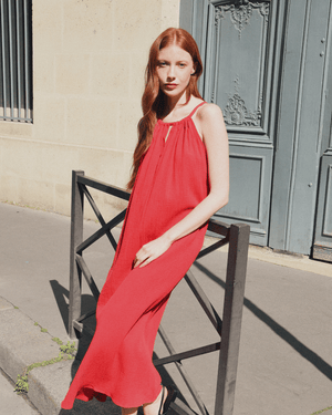 VESTIDO RUBIS CEREZA -20%