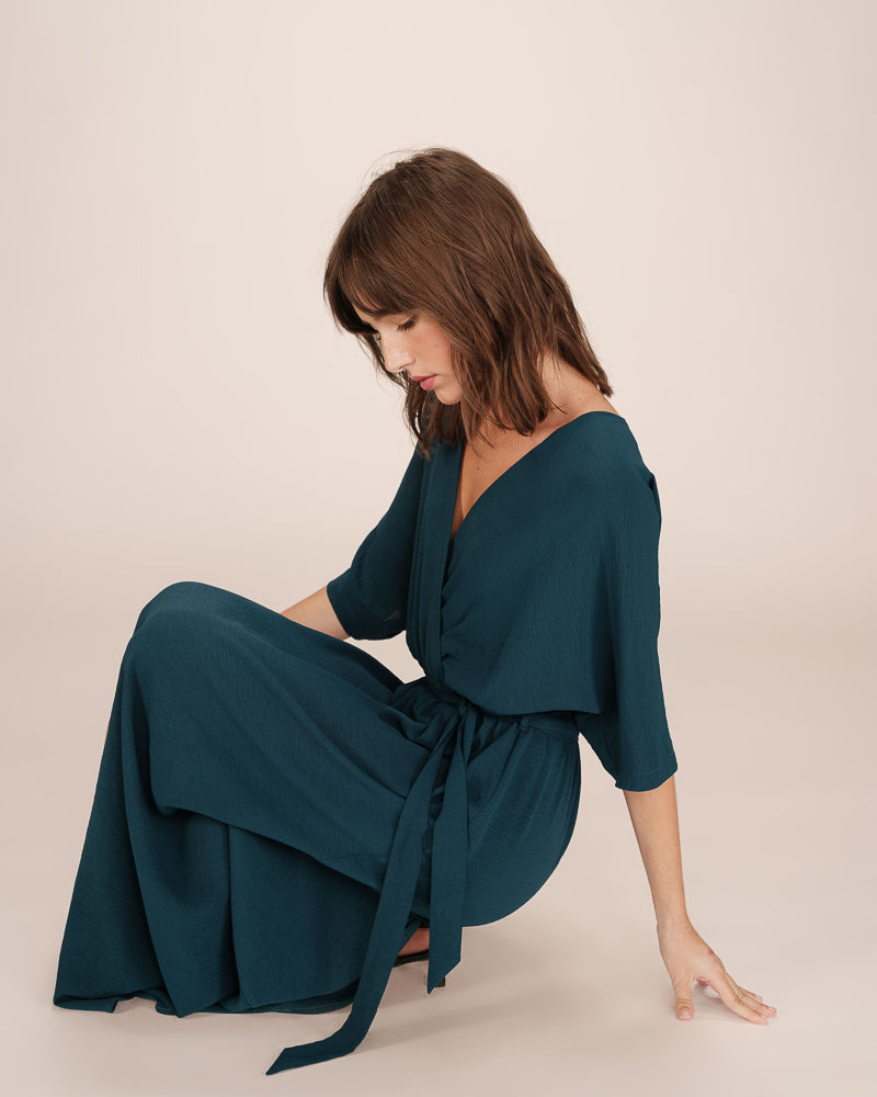 VESTIDO LARGO MAUD ESMERALDA