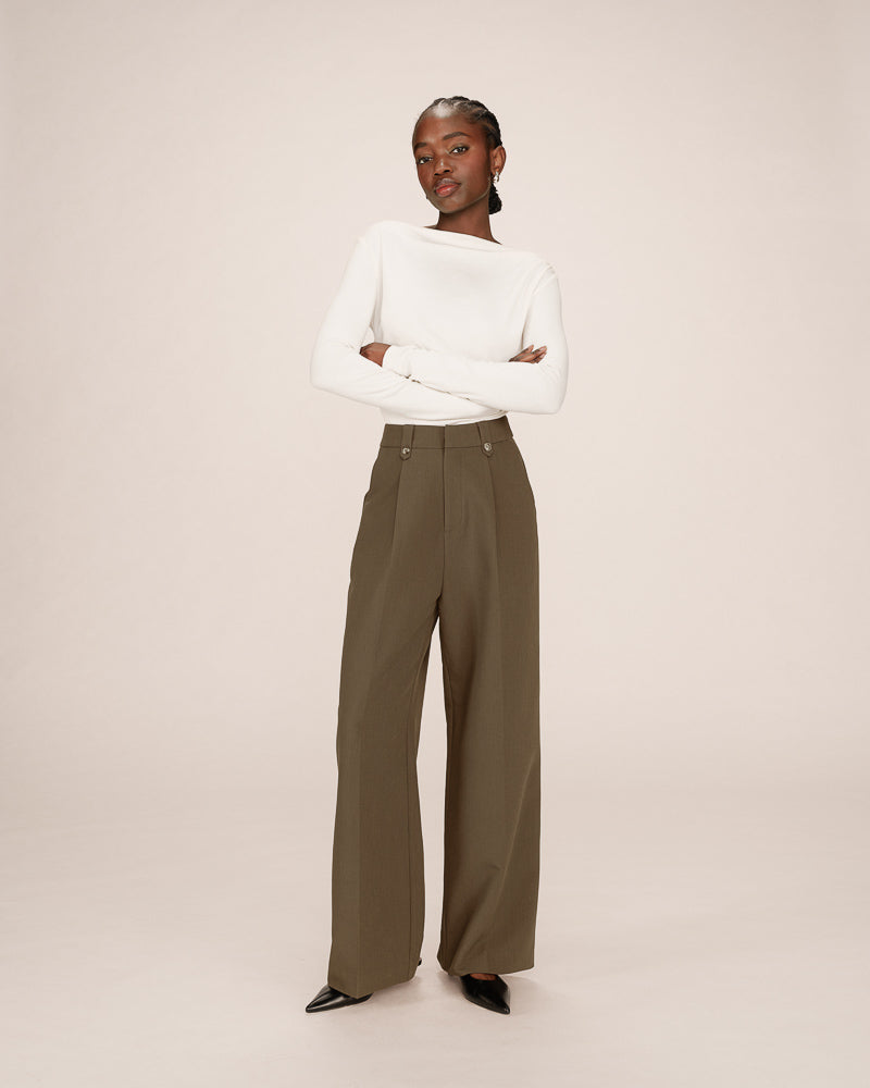 PANTALÒN SASTRE SEPTIME VERDE