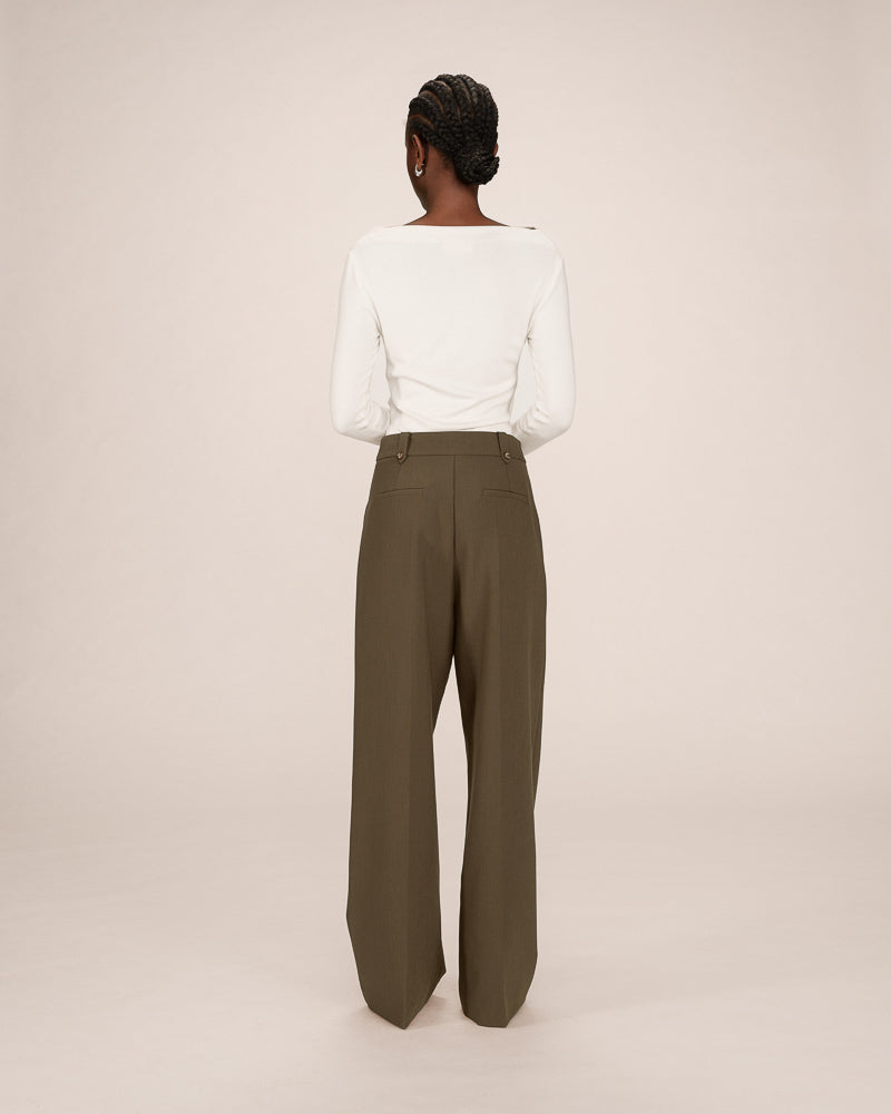 PANTALÒN SASTRE SEPTIME VERDE