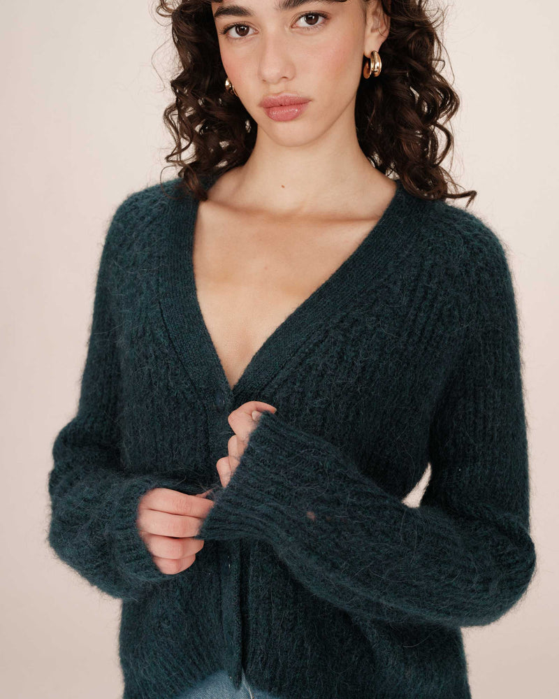 CARDIGAN SALUDA ESMERALDA