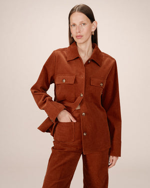 SOBRECAMISA DE PANA SPECIAL LADRILO