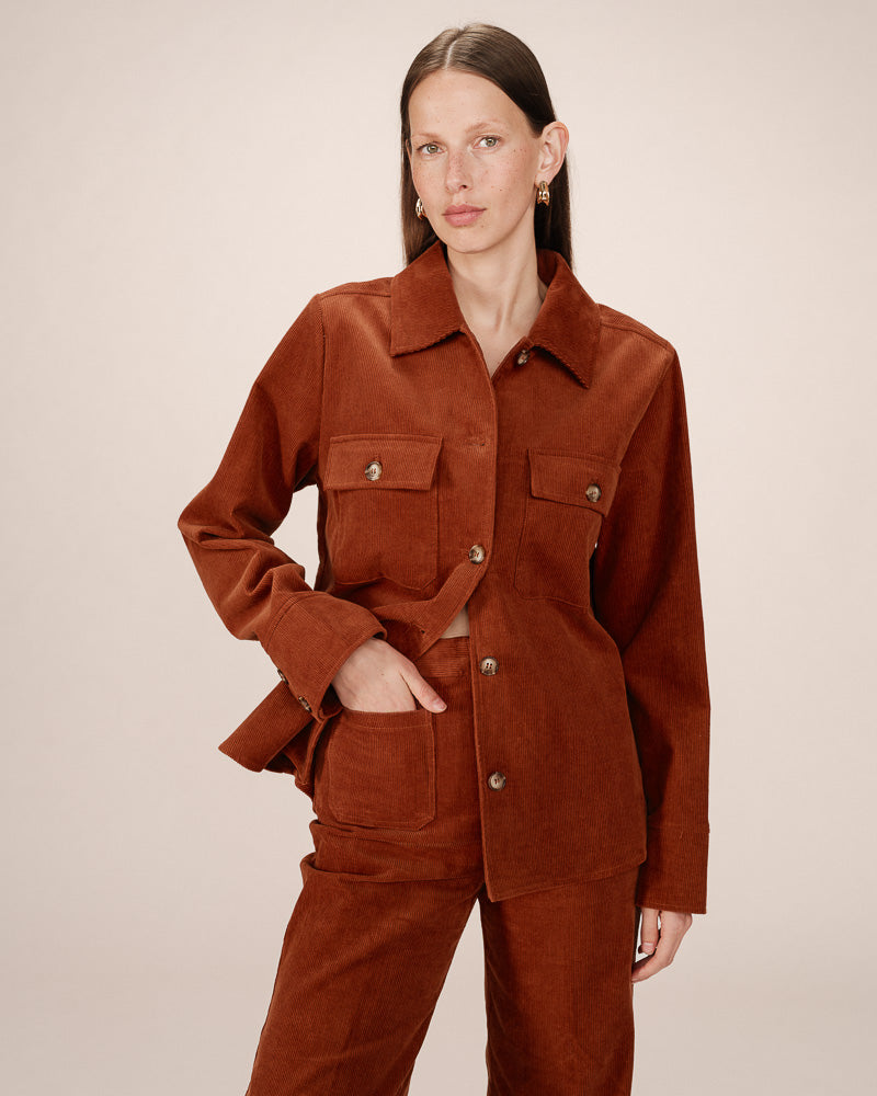 SOBRECAMISA DE PANA SPECIAL LADRILO