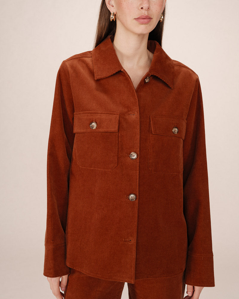SOBRECAMISA DE PANA SPECIAL LADRILO