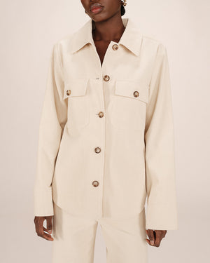 SOBRECAMISA DE PANA SPECIAL CRUDO