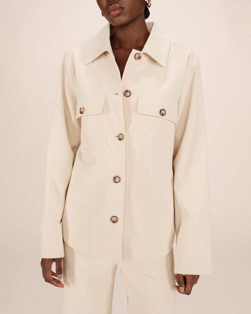 SOBRECAMISA DE PANA SPECIAL CRUDO