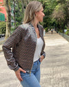 CHAMARRA BOMBERS TURIN VERDE CON ROSA