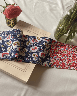 MASCADA AZUL FLORAL