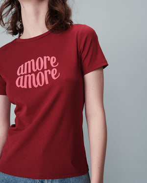 Playera vino Nicolette "Amore Amore" XCH
