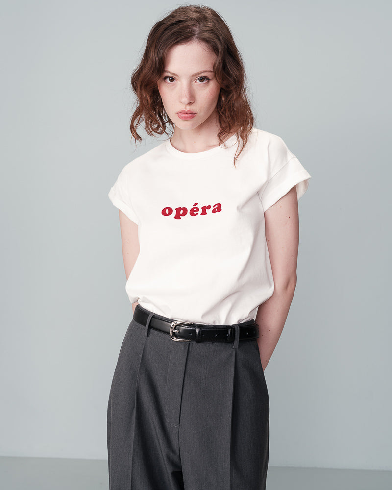 Playera blanca Opéra