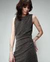 VESTIDO CORTO ORELIA BRILLOS GRIS -20%