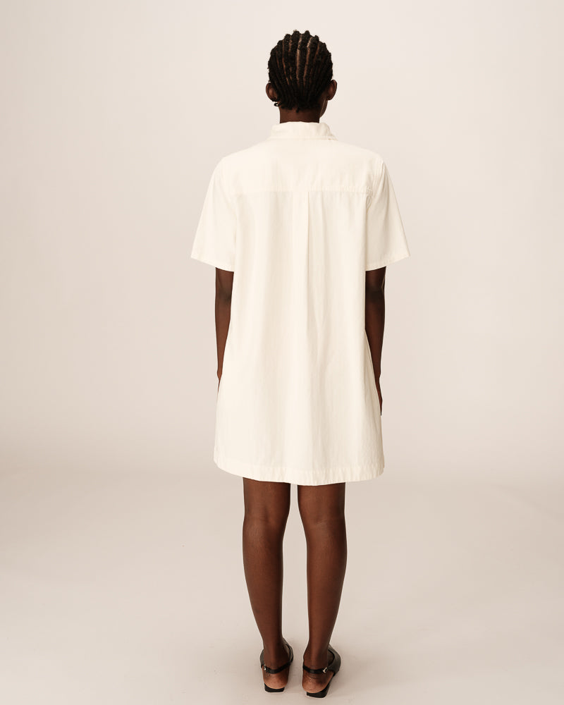 VESTIDO CORTO MEZCLILLA PHILINE CRUDO