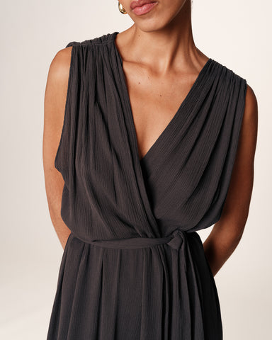VESTIDO CORTO NUANCE VERDE