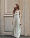 VESTIDO SATIN LARGO REINE VERDE