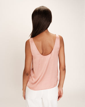 TOP RICOTTA SATIN ROSA