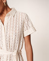 VESTIDO CORTO ROMANE CRUDO