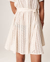VESTIDO CORTO ROMANE CRUDO