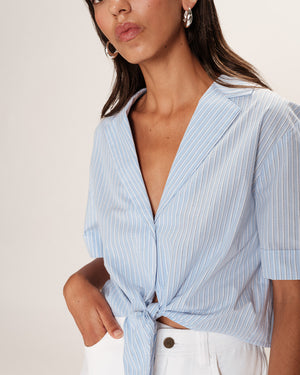 BLUSA CAMISA RUTH AZUL