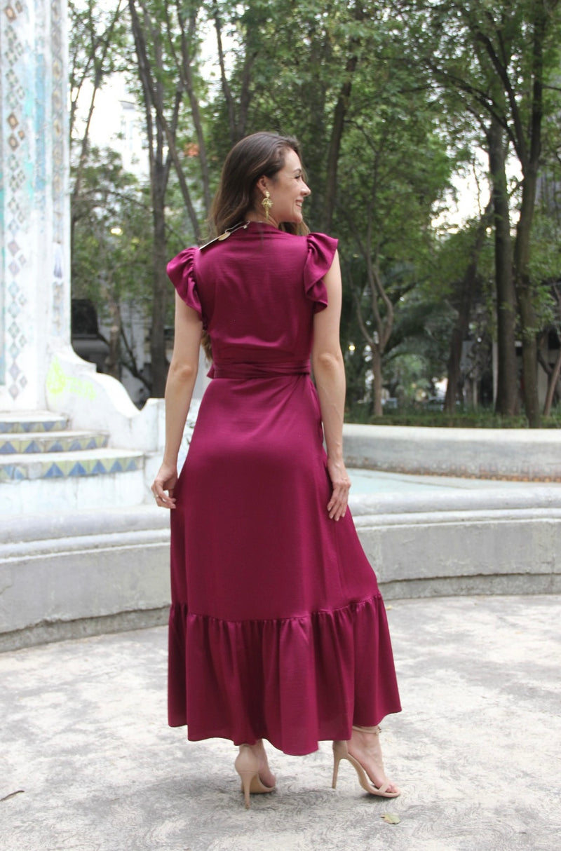 VESTIDO KATE PÚRPURA