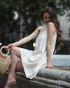VESTIDO CORTO MURIEL BLANCO -35%