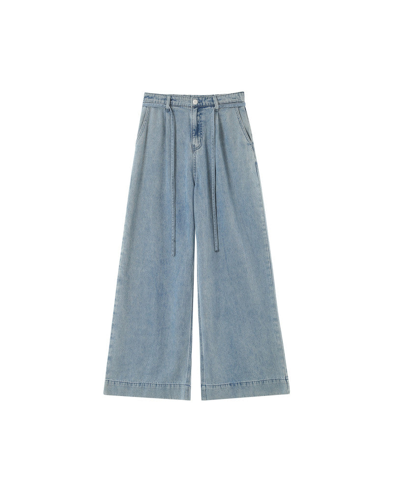 PANTALÓN DE MEZCLILLA POMPON