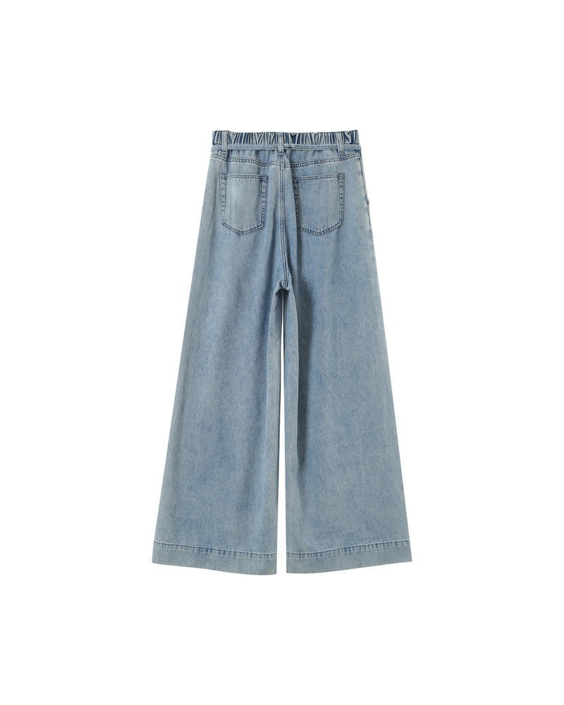 PANTALÓN DE MEZCLILLA POMPON
