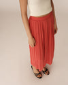 FALDA TABLEADA PLISSE CORAL (CH o G)