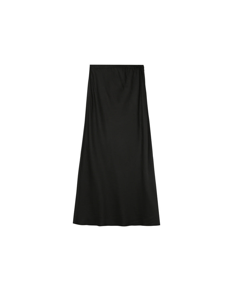 FALDA SATIN NEGRO ORIENT