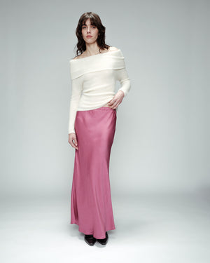 FALDA SATIN ROSA ORIENT T.CH -25%